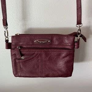 Burgundy Mini Crossbody